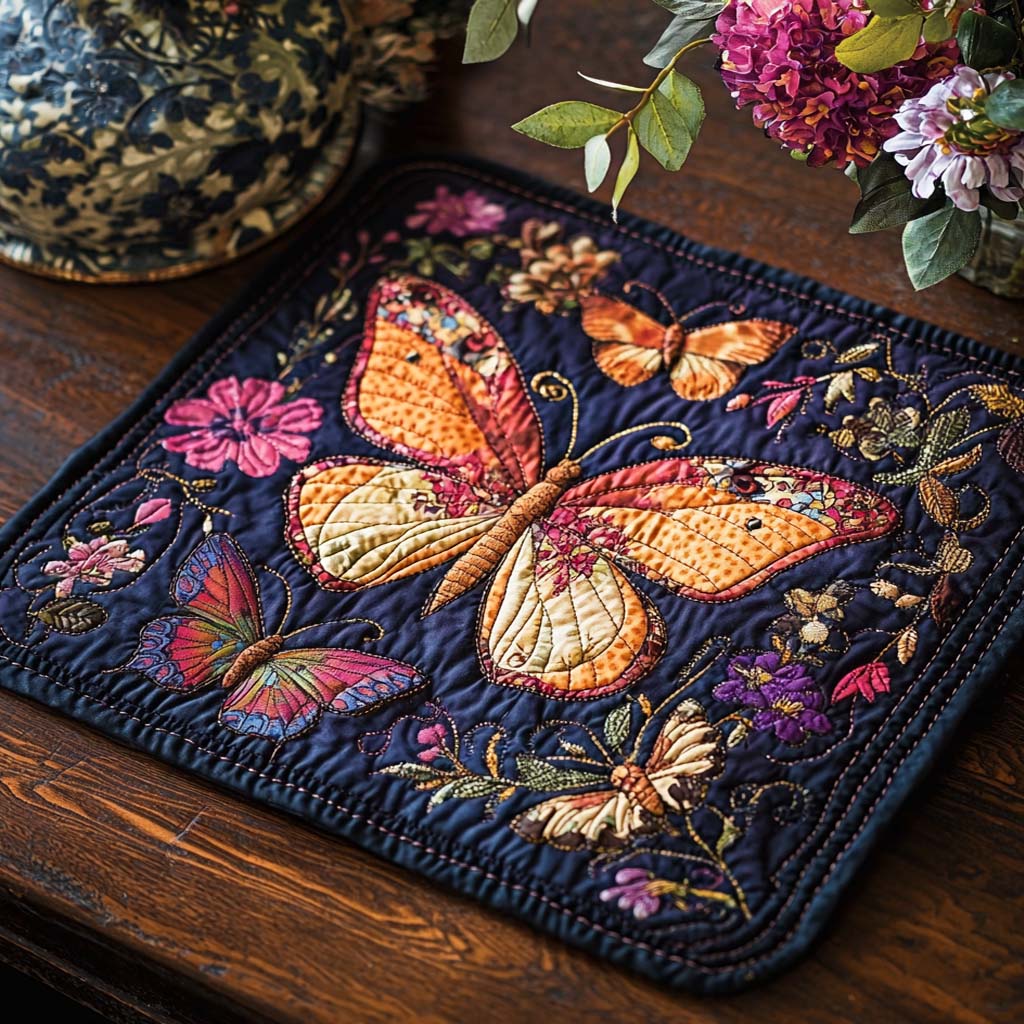 Whisper Wings Quilted Placemat NCU0DV649