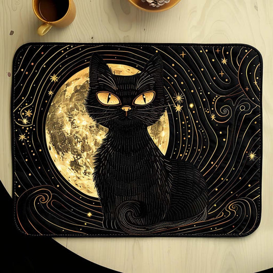 Whispering Cat Moonlight Quilted Place Mat NCU0TH401
