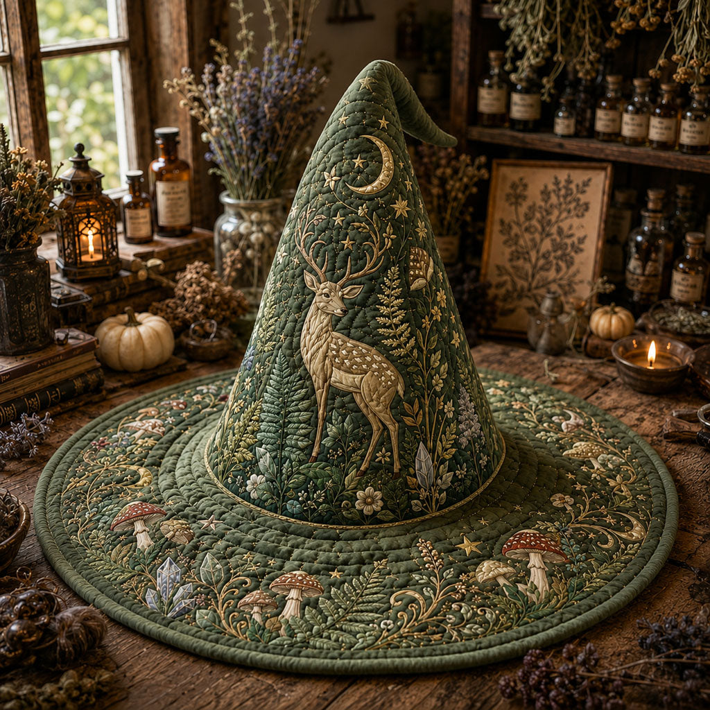Whispering Woodland Quilted Witch Hat SN0PT589
