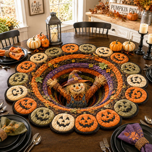 Wicked Hollow Custom Shape Quilted Table Topper SN0TD299