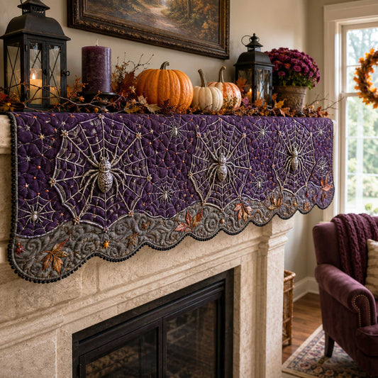 Wicked Night Quilted Mantel Scarf SN0TD224