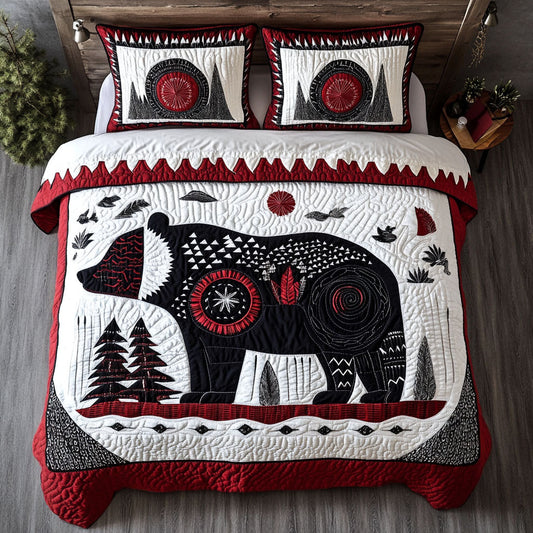Wild Earth Guardian 3-Piece Quilted Bedding Set NCU0DK3475