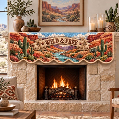 Wild Free Canyon Quilted Mantel Scarf SN0HH0982