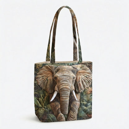 Wild Quilt Quilted Zipper Tote Bag SN0DK015