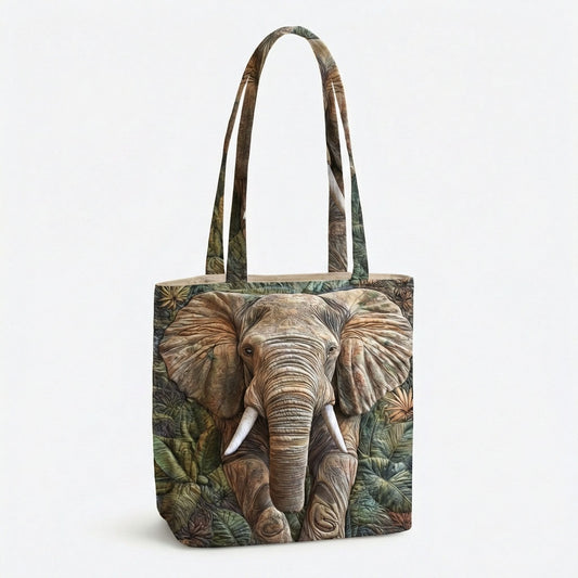 Wild Quilt Quilted Zipper Tote Bag SN0DK015