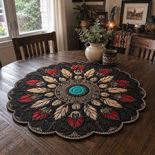 Wild West Heritage Custom Shape Quilted Table Topper SN0PT838