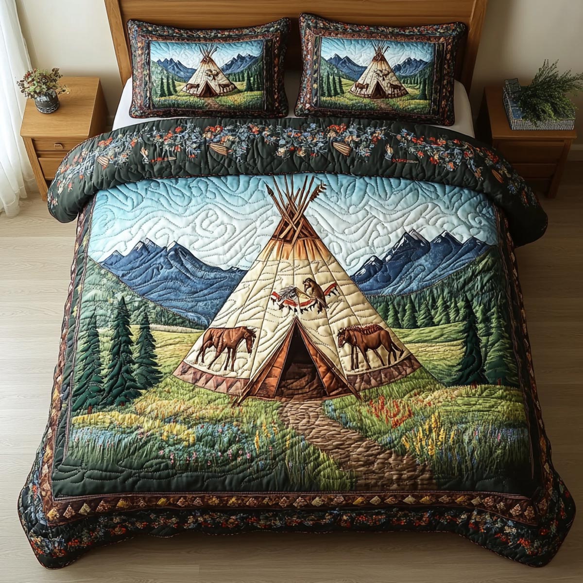 Wilderness Home Duvet Cover Set NCU0DDK418
