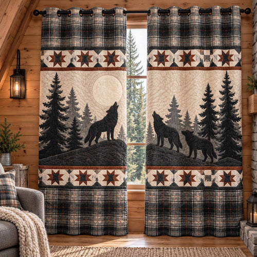 Wilderness Retreat Quilted Curtains SN0TD1129