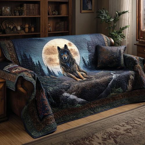 Wilderness Spirit Quilted Sofa Cover NCU0PT10194