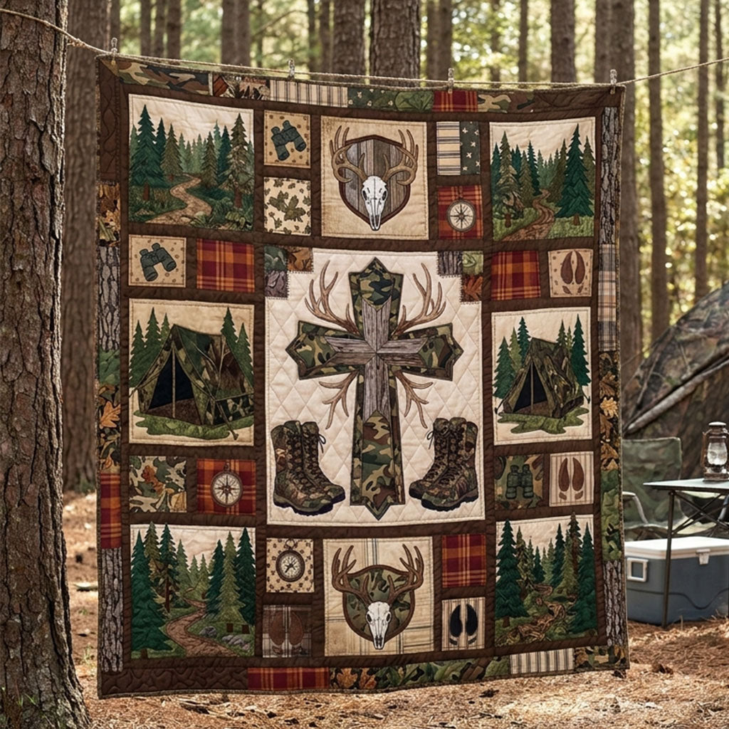 Wilderness Strength Heritage Quilted Blanket SN0PT062