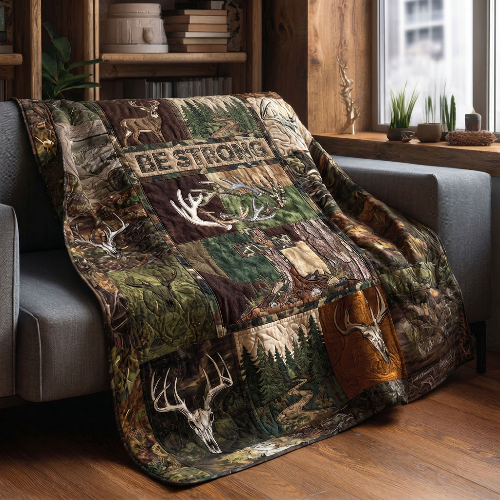 Wilderness Strength Quilted Blanket SN0PT061