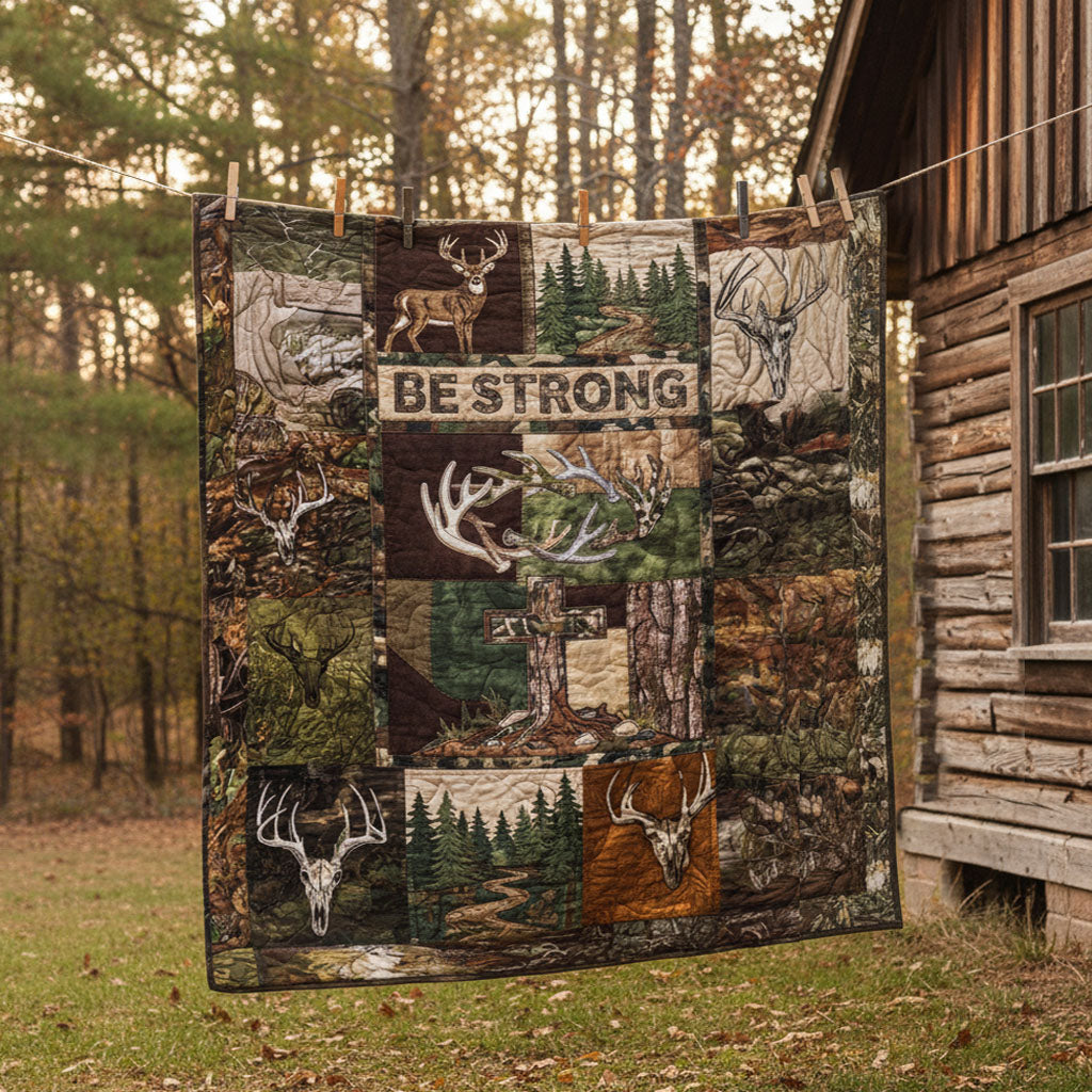 Wilderness Strength Quilted Blanket SN0PT061