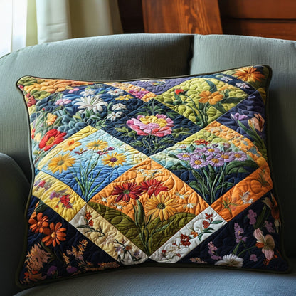 Wildflower Patch Quilted Bedding Pillow Case NCU0PT5120