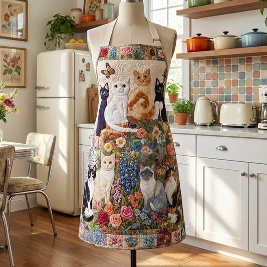 Wildflower Whiskers Quilted Apron SN0PT163