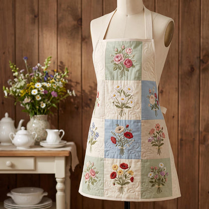 Wildflower Wishes Quilted Apron SN0DV099