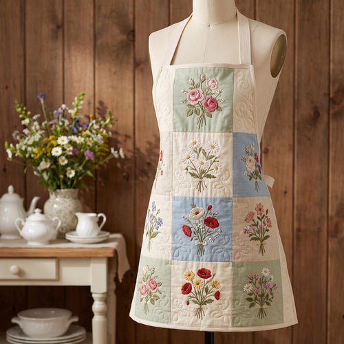 Wildflower Wishes Quilted Apron SN0DV099