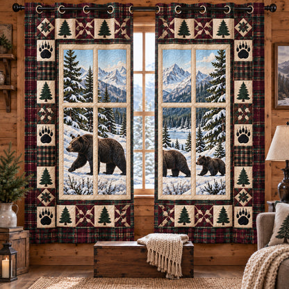 Wildlife Retreat Quilted Curtains SN0TV734