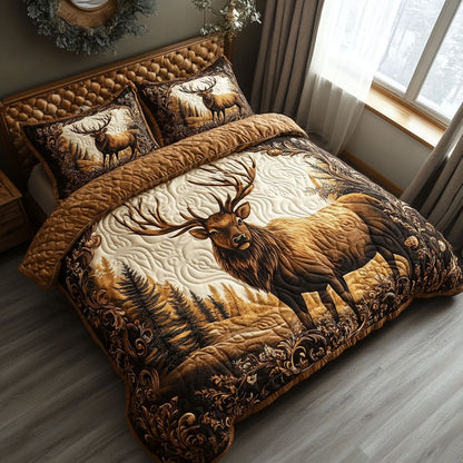 Wildwood Elegance 3-Piece Quilted Bedding Set NCU0DV2649