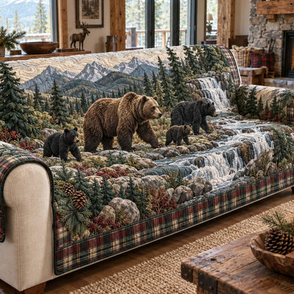 Wildwood Family Quilted Sofa Cover SN0TV308