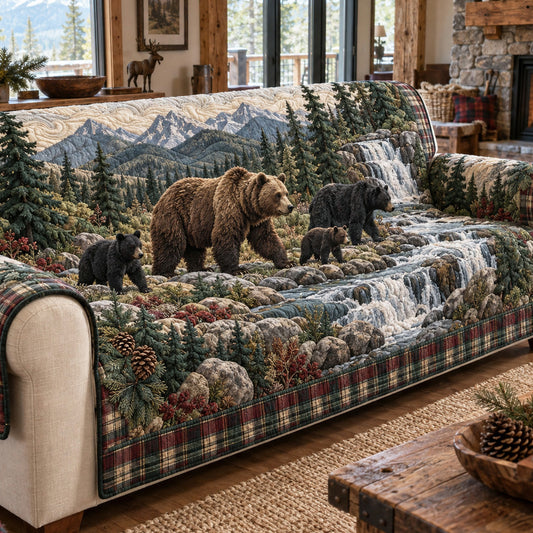 Wildwood Family Quilted Sofa Cover SN0TV308