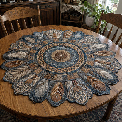 Wind Across the Plains Custom Shape Quilted Table Topper SN0PT839