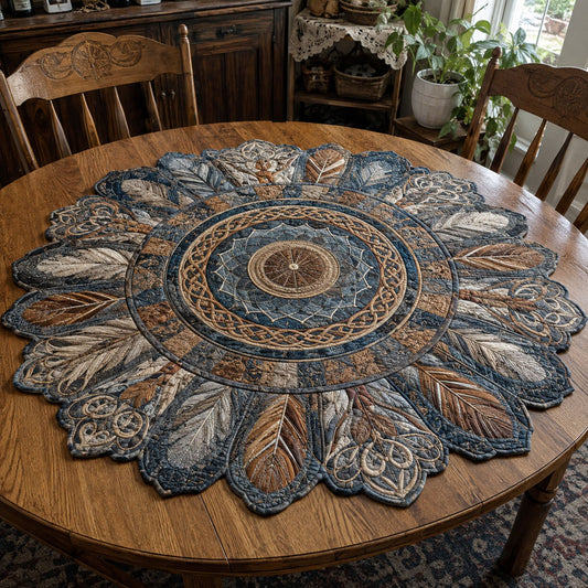 Wind Across the Plains Custom Shape Quilted Table Topper SN0PT839