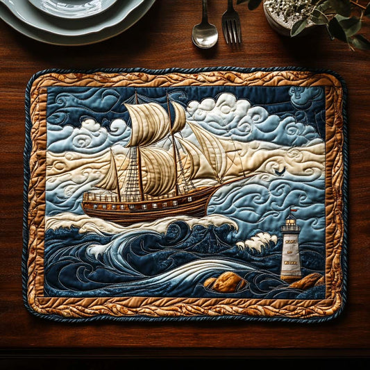 Wind and Waves Quilted Place Mat NCU0DV3037