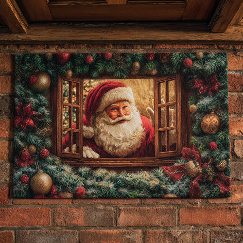 Window Santa Claus Doormat NCU0HH629