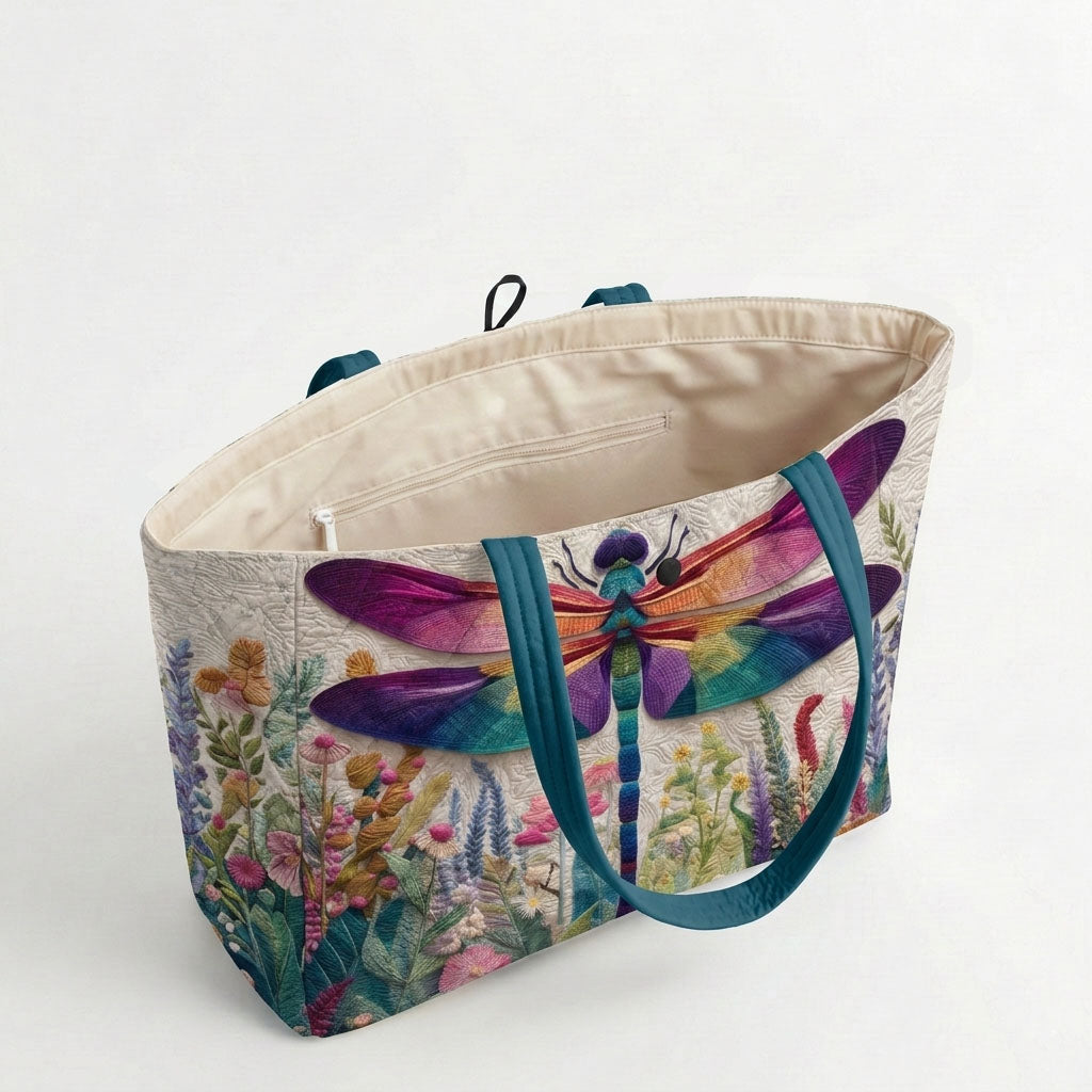 Wing Charm Quilted Classic Tote Bag SN0DK037