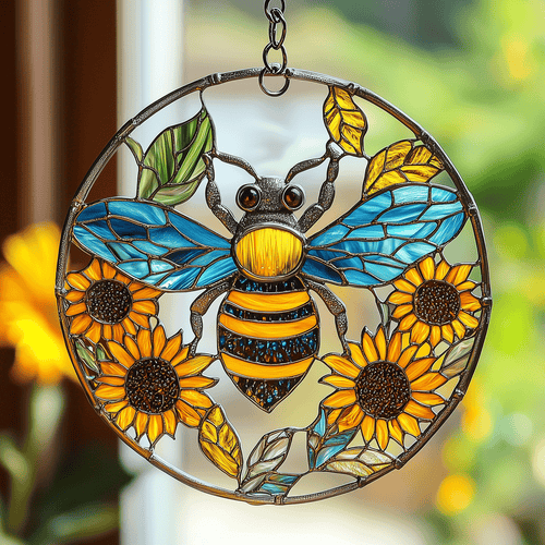 Winged Sunburst - Window Hanging Suncatcher NCU0TH028