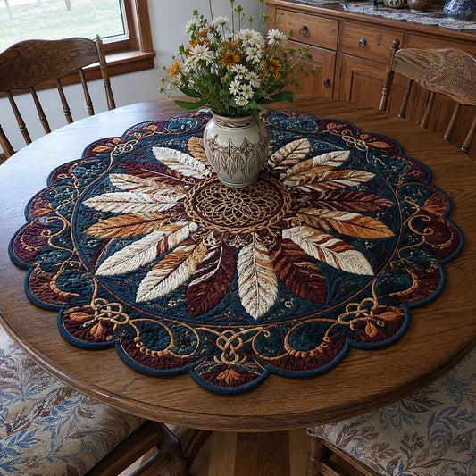 Wings of the West Custom Shape Quilted Table Topper SN0PT840
