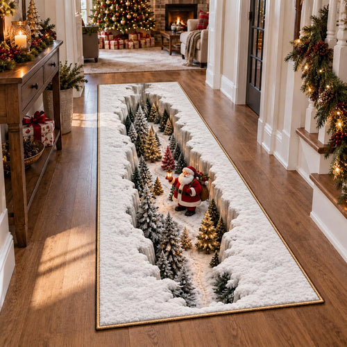 Winter Forest Claus Runner Carpet SN0DV683