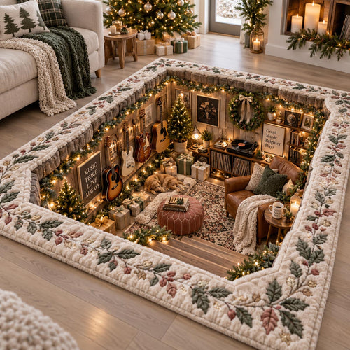 Winter Acoustic Haven Area Rug SN0DV879