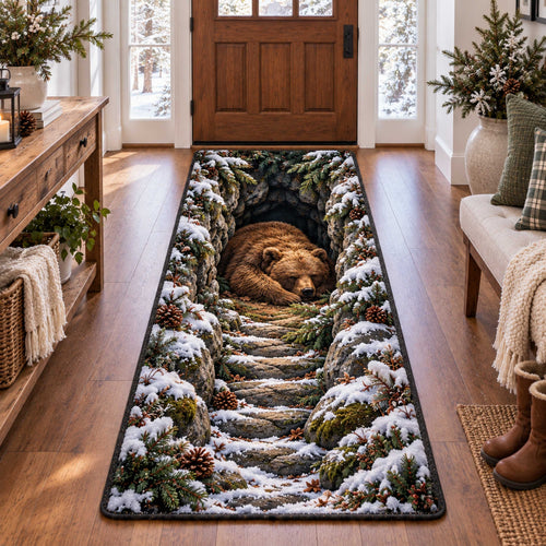 Winter Bear Runner Carpet SN0TD599