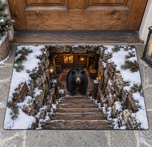 Winter Bear Steps Doormat SN0TV631