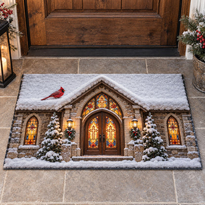 Winter Chapel Doormat SN0TV664