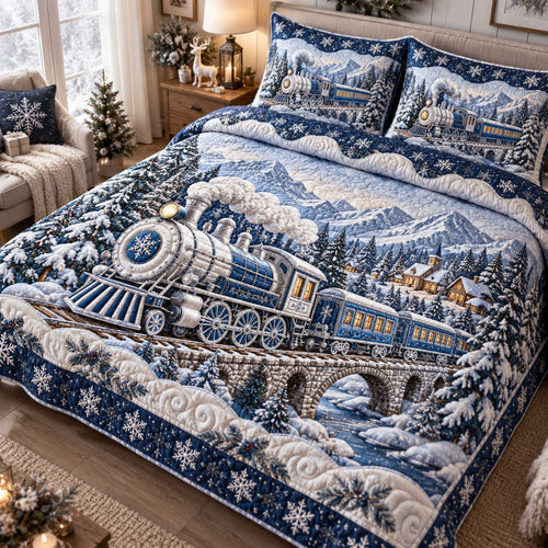Winter Express 3-Piece Quilted Bedding Set SN0TD755