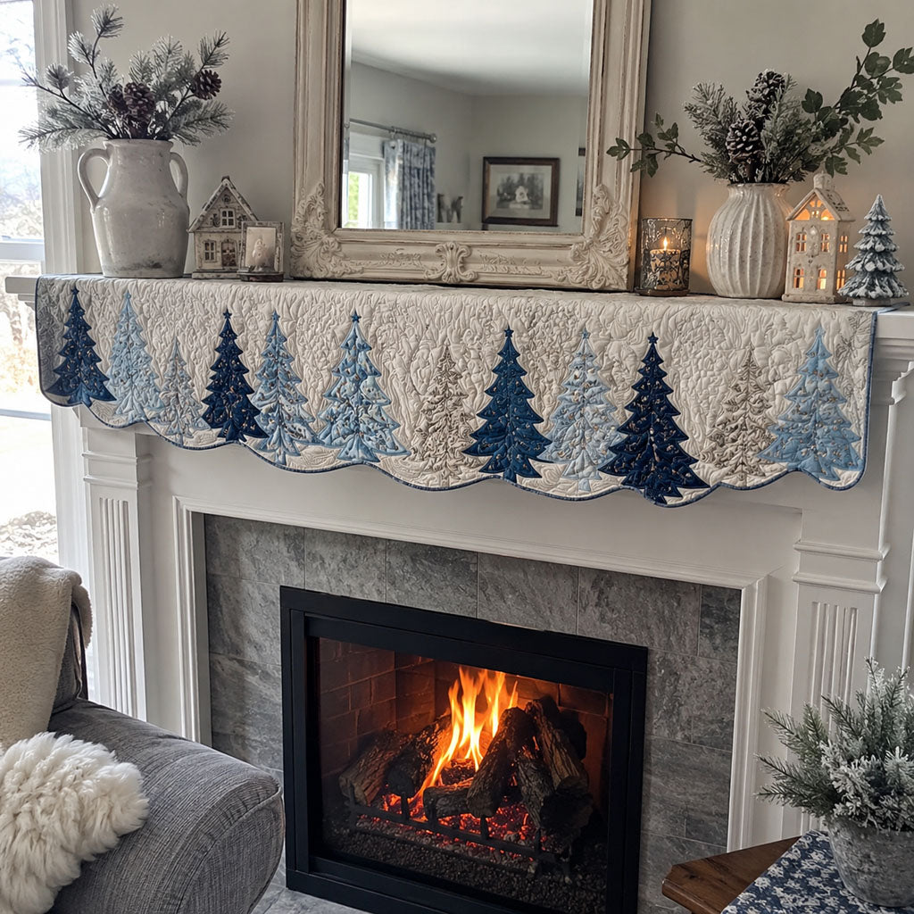 Winter Forest Charm Quilted Mantle Scarf SN0PT668