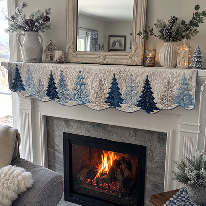 Winter Forest Charm Quilted Mantle Scarf SN0PT668