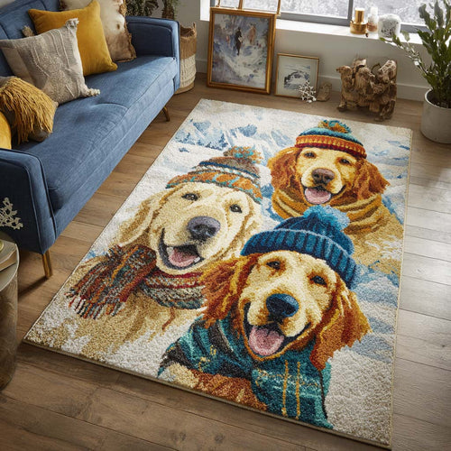 Winter Golden Area Rug NCU0NT10106