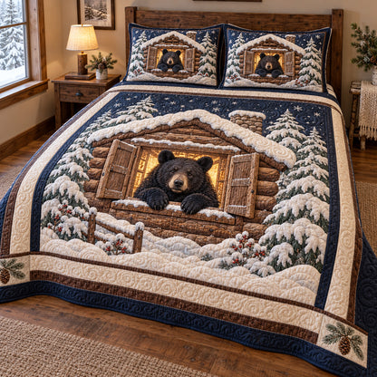 Winter Lodge 3-Piece Quilted Bedding Set SN0TV818
