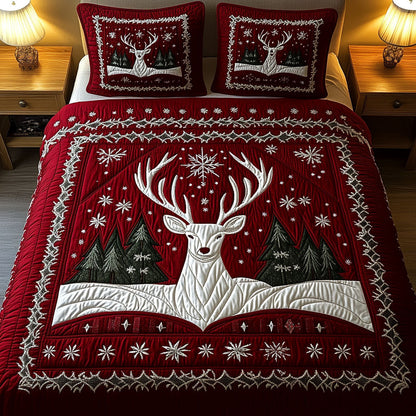 Winter Majesty 3-Piece Quilted Bedding Set NCU0VH512