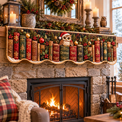 Winter Owl Quilted Mantel Scarf SN0TD931