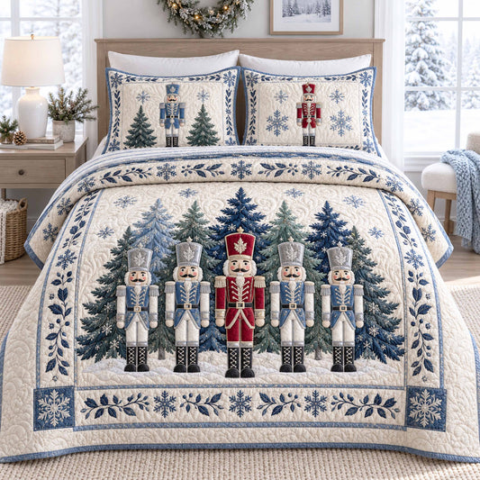 Winter Regiment 3-Piece Quilted Bedding Set SN0TD1143