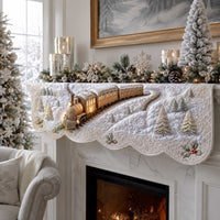 Winter Train Quilted Mantel Scarf SN0TD271