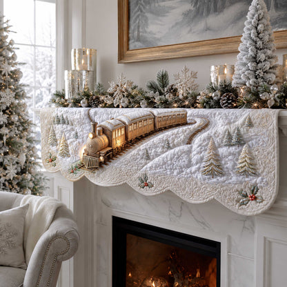 Winter Train Quilted Mantel Scarf SN0TD271