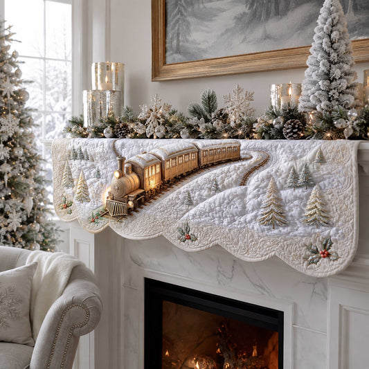 Winter Train Quilted Mantel Scarf SN0TD271
