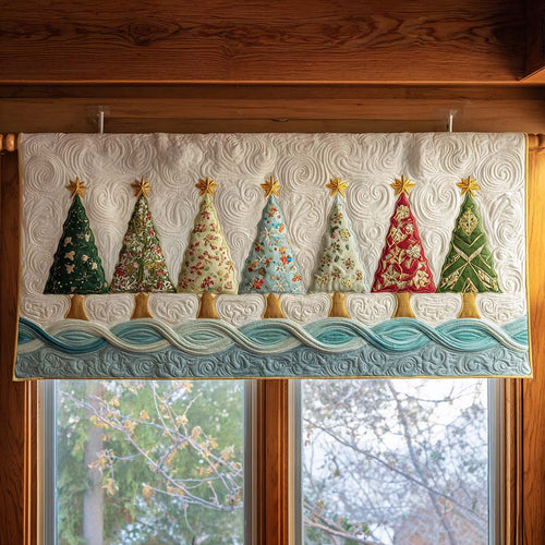 Winter Trees Quilted Valance NCU0DDK1034