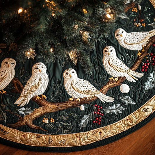 Winter Watch Christmas Quilted Tree Skirt NCU0DV2278