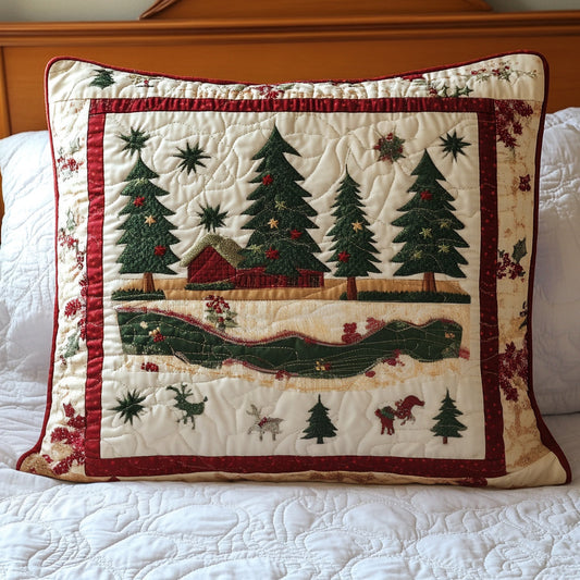 Winter Wonderland Quilted Bedding Pillow Case NCU0NT2352